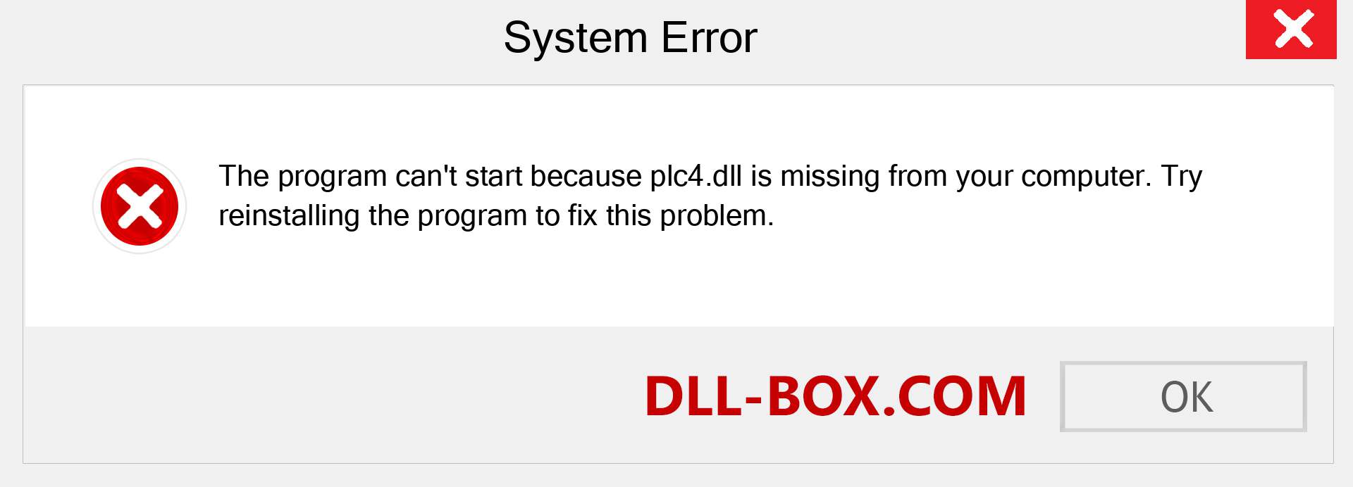  plc4.dll file is missing?. Download for Windows 7, 8, 10 - Fix  plc4 dll Missing Error on Windows, photos, images